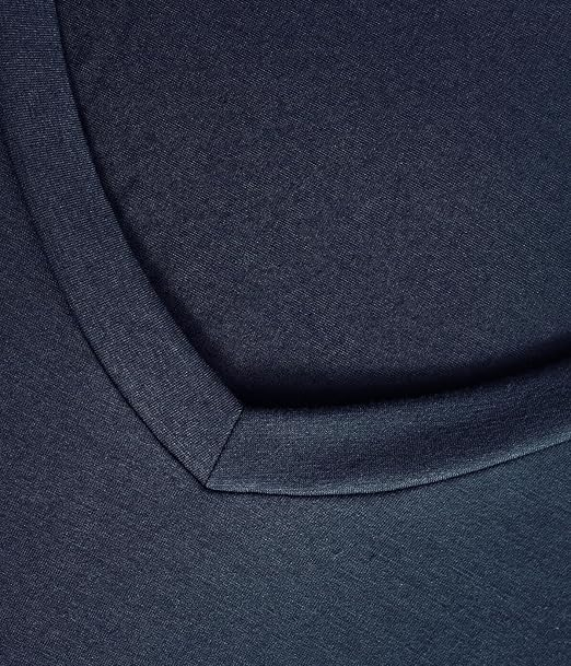 Tricou albastru de damă cu decolteu în V, S [2]