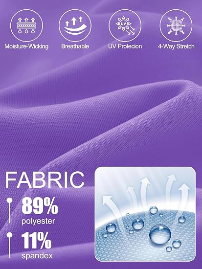 Tricou mov Polo Damă MAGCOMSEN, UPF 50+, Mânecă Scurtă, Uscare Rapidă, L [6]