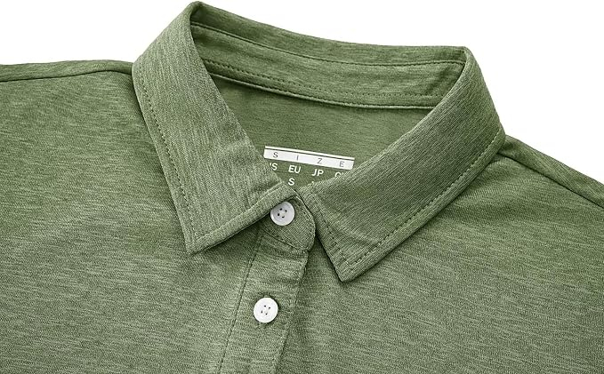 Tricou Polo verde Damă MAGCOMSEN, Mânecă Scurtă, Uscare Rapidă, Golf și Tenis, XL [6]