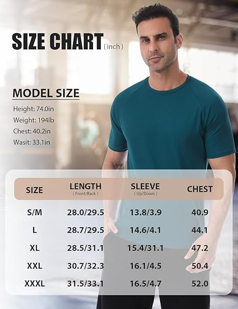 Tricouri sport respirabile pentru barbati,  Negru/Gri/Bleumarin XL [5]