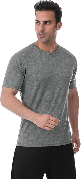 Tricouri sport respirabile pentru barbati,  Negru/Gri/Bleumarin XL [3]