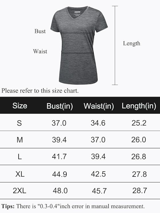 Tricou sport respirabil pentru femei,  Gri XL [7]