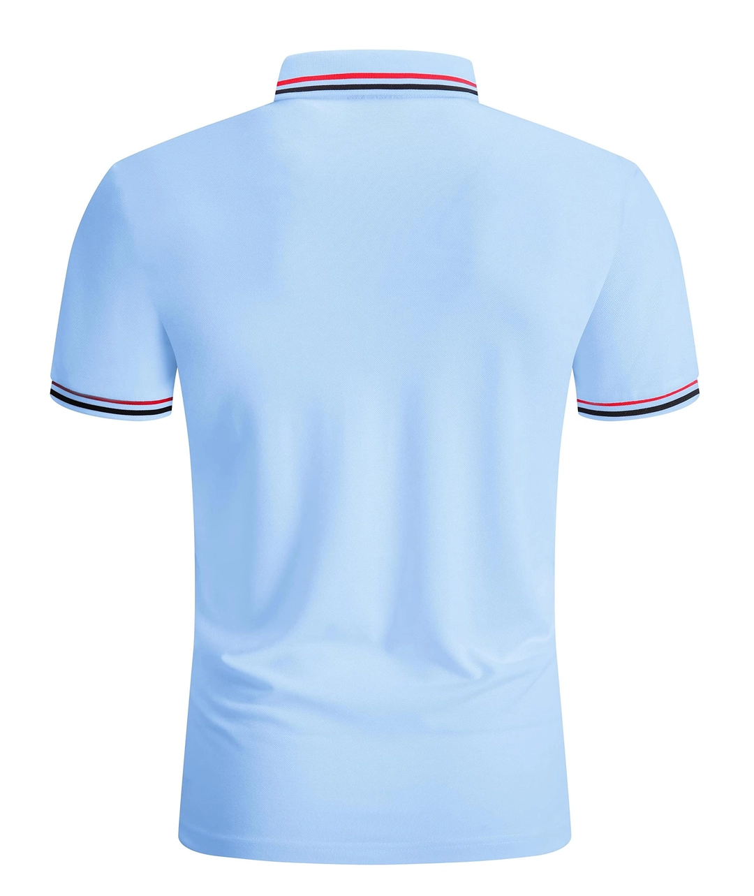 Tricou polo de vara pentru barbati, cu nasturi, albastru 3XL [4]