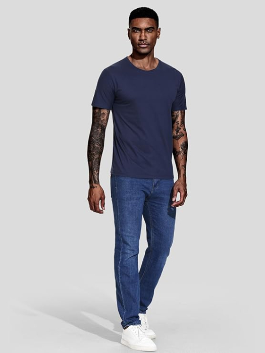 Set 5 tricouri sport respirabile pentru barbati,  Negru/Gri/Bleumarin/Verde/Maro M [6]