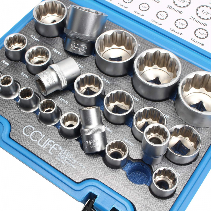 Trusa tubulare bihexagonale cu 12 colturi 1/2 8-36mm 21 piese [6]