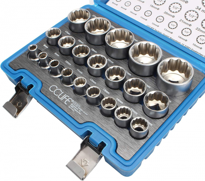 Trusa tubulare bihexagonale cu 12 colturi 1/2 8-36mm 21 piese [7]