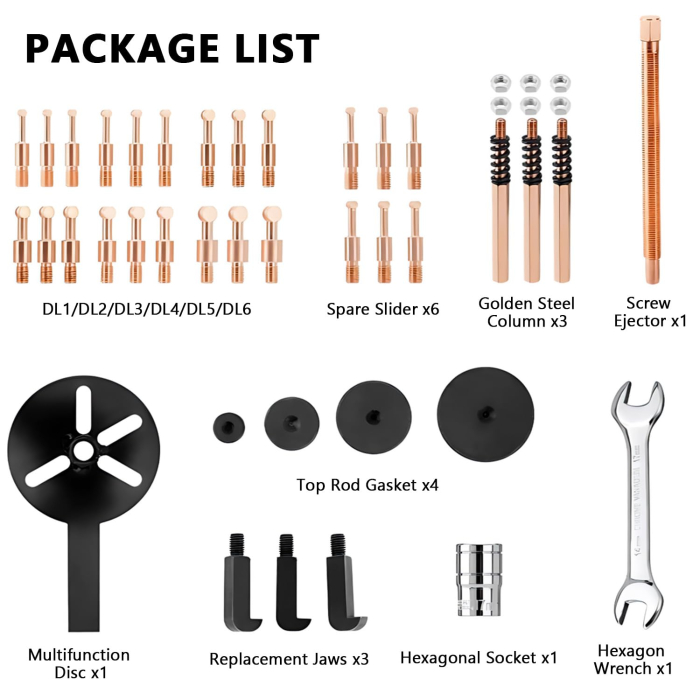 Trusa extractor rulmenți interiori cu 36 piese [3]