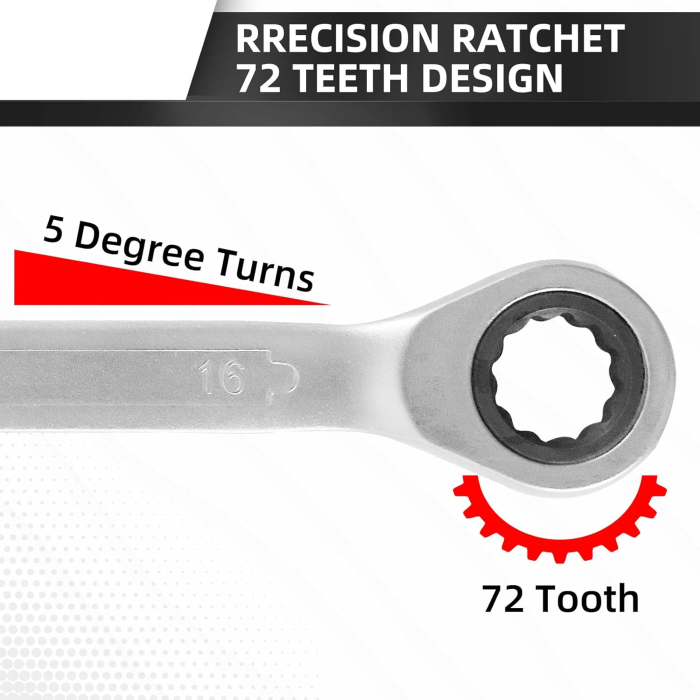 Set de 14 chei combinate fixe si cu clichet reversibil 8-22mm [3]