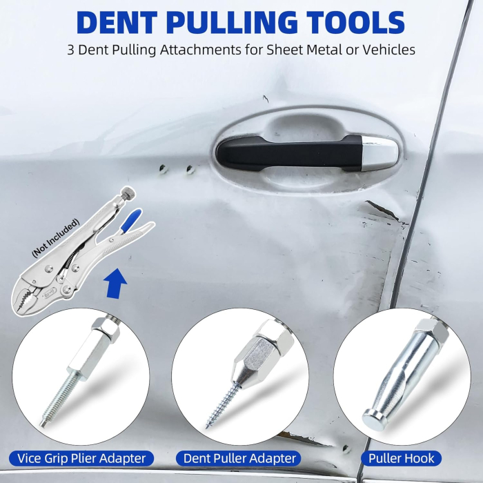 Trusa demontare rulmenti, butuci, tamburi cu ciocan culisant 12 piese [7]