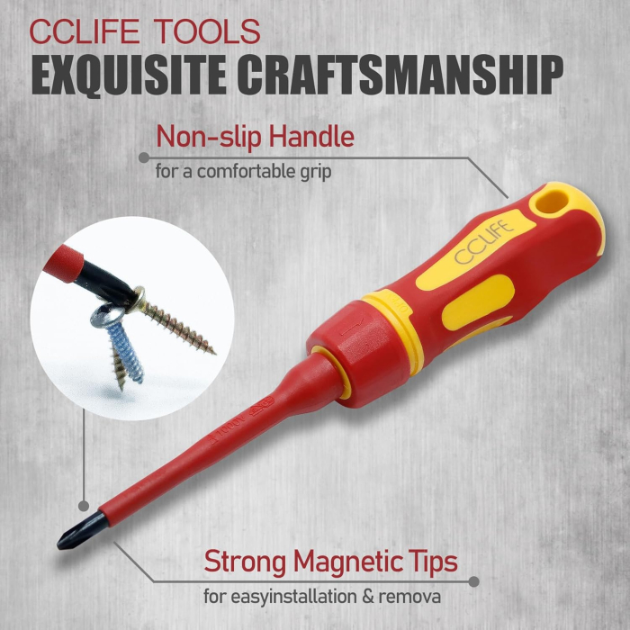 Trusa surubelnite pentru tensiuni inalte 1000V, 13 piese [2]