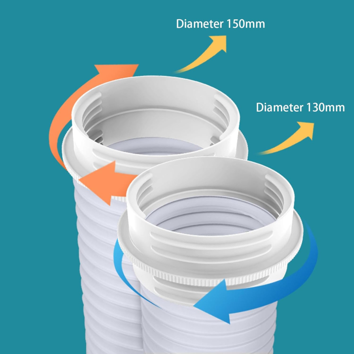 Element legatura tuburi flexibile pentru aer, 130mm/150mm [7]