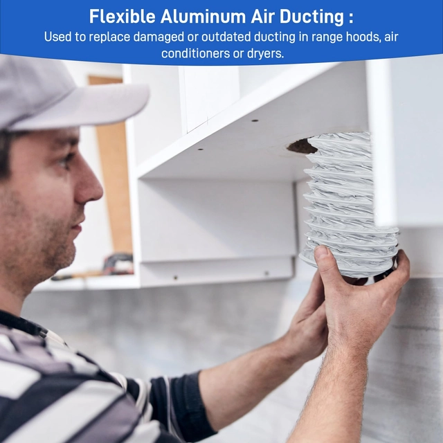 Tub flexibil pentru aer, din arc spiralat si PVC, 100mmx3m [3]