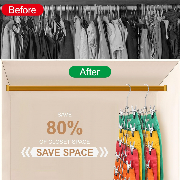 Umerase metlice pentru pantaloni pe 6 niveluri- set 2 bucati [2]