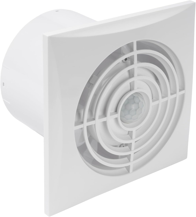 Ventilator electric de baie cu zgomot redus și temporizator, 100 mm, IPX4 [6]