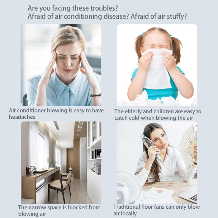 Ventilator de tavancu 6 trepte cu lumină LED reglabilă în 3 culori și telecomandă [7]