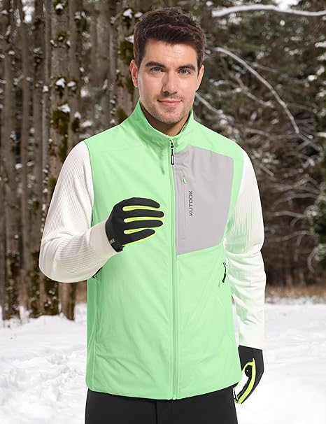 Vesta verde deschis usoara, captusita, respirabila, cu buzunare laterale, 2XL [2]