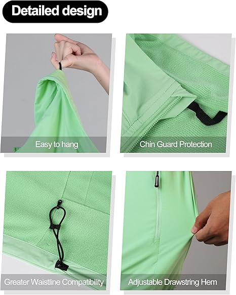 Vesta verde deschis usoara, captusita, respirabila, cu buzunare laterale, 2XL [6]