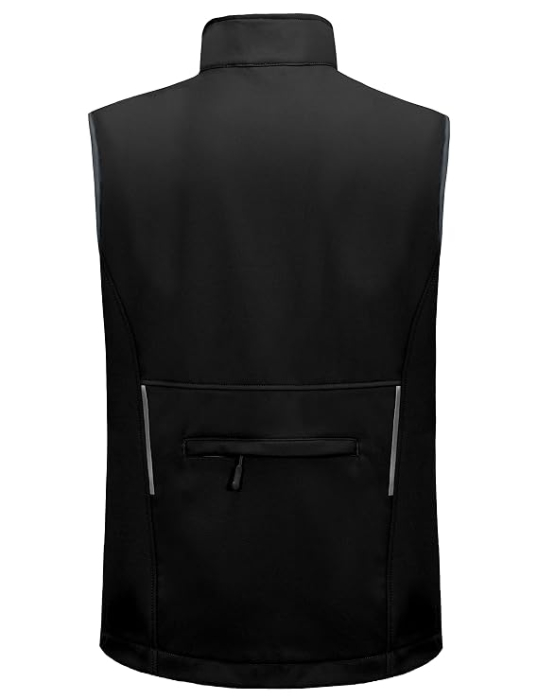 Vesta neagra, usoara, captusita, respirabila, cu buzunare laterale, L [2]