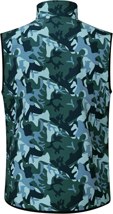 Vesta albastra camuflaj usoara, captusita, respirabila, cu buzunare laterale, M [3]