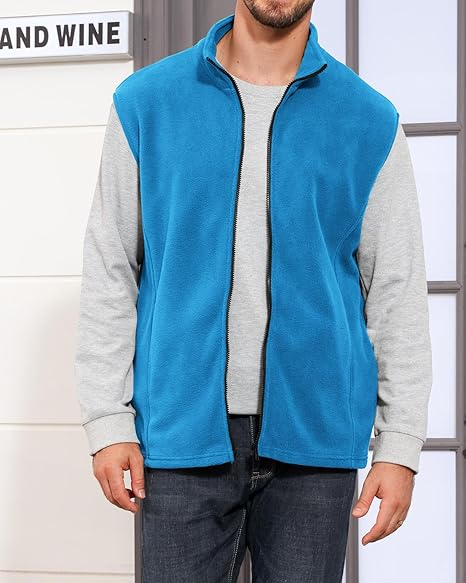 Vesta usoara, respirabila, cu fermoar si buzunare pentru iesiri in natura M [3]