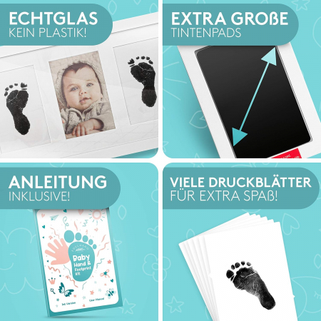 Album amprente copii non-toxic, fara atingere cerneala- set complet [3]