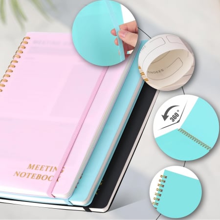 Agenda/Planificator de proiecte pentru bărbați și femei B5 17,5x25cm Blue [2]