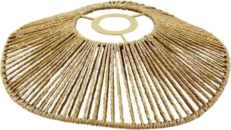 decoratiuni perete - Abajur din frânghie țesut manual 30.4x29.9x5,7 cm pentru lampă de masă E27