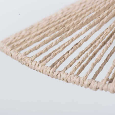 Abajur din frânghie țesut manual 30.4x29.9x5,7 cm pentru lampă de masă E27 [1]