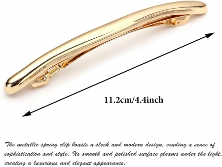 Agrafe de par metalice, cu arc, 2 bucati de 11.2 cm [3]
