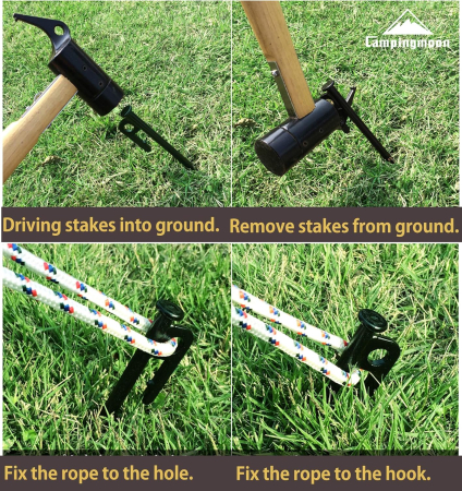 Ancore din otel carbon pentru fixare stabila, lungime 30cm, set 8 bucati [5]