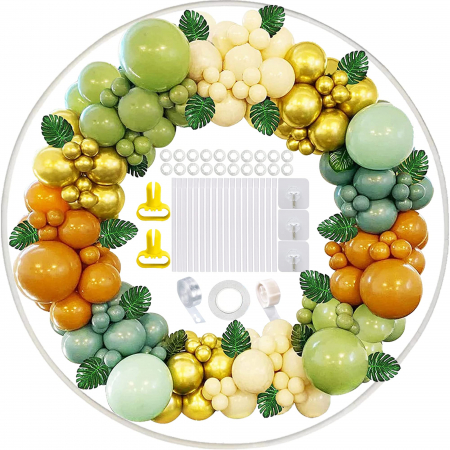 decoratiuni perete - Arc din segmente usoare pentru baloane petrecere 180 cm
