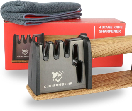 Ascutitoare cutite - Ascutitor de cutite 3 etape cu piatra ceramica