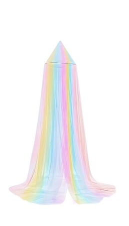 Lenjerii si huse patut - Baldachin multicolor pentru dormitor sau camera de joaca a fetelor 27x27x107inci