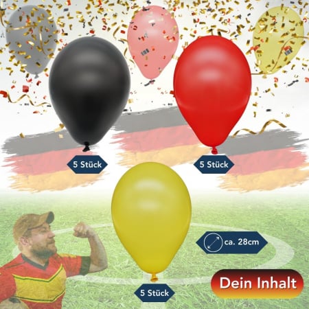 Baloane colorate latex natural, biodegradabil, 28 cm, 3 culori, set 15 bucati [3]
