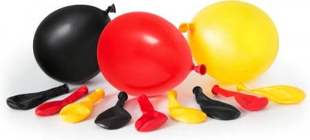 Baloane - Baloane colorate latex natural, biodegradabil, 28 cm, 3 culori, set 15 bucati