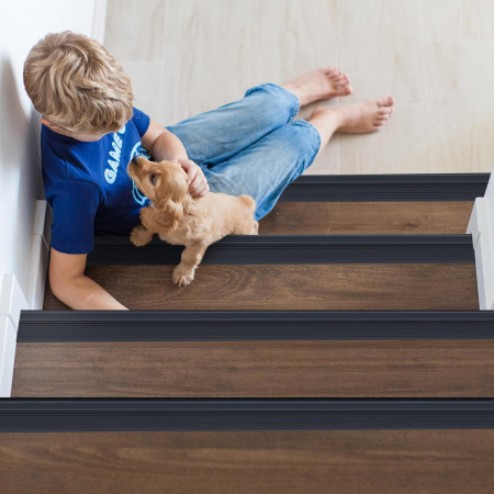 Banda siliconica autoadeziva antialunecare, NEAGRA rola 10M [6]