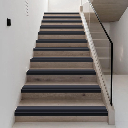 Banda siliconica autoadeziva antialunecare, NEAGRA rola 10M [5]