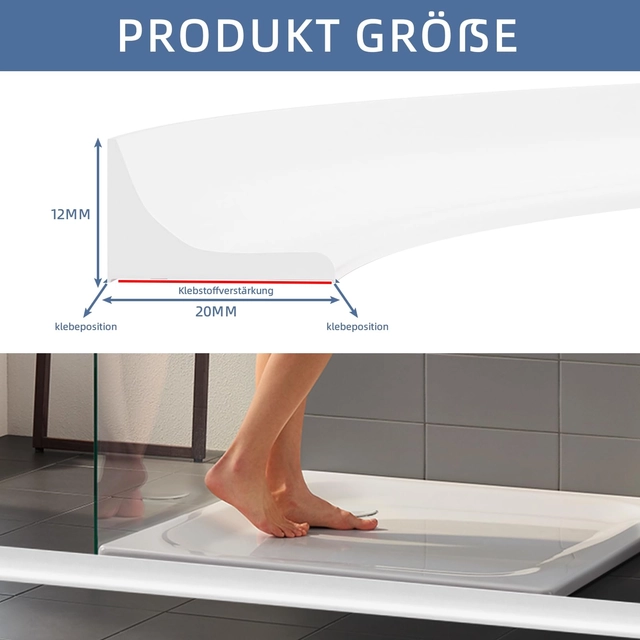 Bariera siliconica autoadeziva, garnitura in calea apei 2,5 M, transparenta [1]