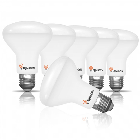 ILUMINAT - Becuri LED R80 E27 12w, lumina calda 2700K, putere 1100LM- set 6 bucati