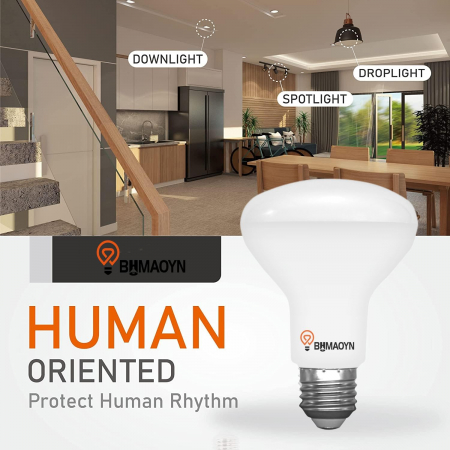 Becuri LED R80 E27 12w, lumina calda 2700K, putere 1100LM- set 6 bucati [6]