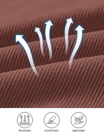 Camasa maro lejera pentru barbati, cu maneci lungi si buzunare 4XL [5]