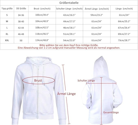 Bluza albastra lejera unisex, cu maneci lungi, hanorac cu gluga XL [3]