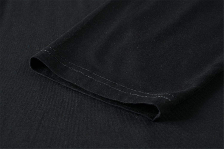 Bluza casual larga cu maneci lungi, negru S [2]