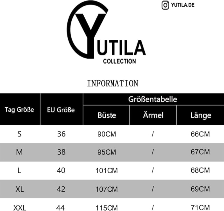 Tricou bleu Damă cu Mâneci Tip Fluture, Guler Rotund, Material Ribbed, Croi Lejer, XL [4]