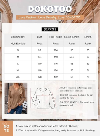 Bluza larga cu maneci lungi cu masete cu nasturi, neagra M [5]