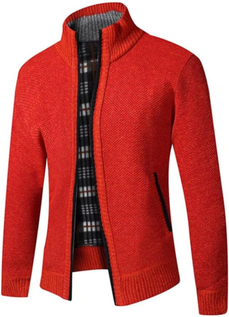 Bluza Rosie lejera pentru barbati, cu maneci lungi, hanorac cu fermoar L [1]