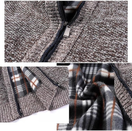 Bluza Rosie lejera pentru barbati, cu maneci lungi, hanorac cu fermoar L [5]