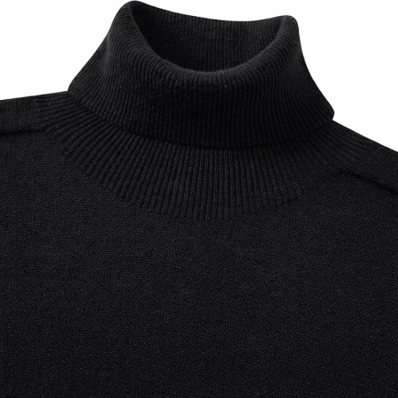 Bluza lejera pentru barbati, cu maneci lungi, pulover negru L [2]