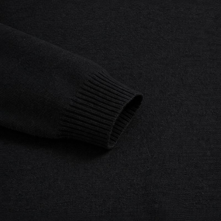 Bluza lejera pentru barbati, cu maneci lungi, pulover negru L [3]