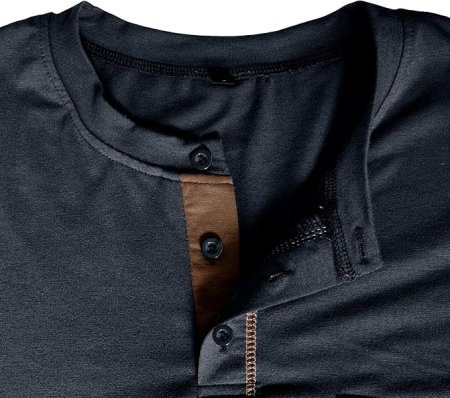 Bluza lejera pentru barbati, cu maneci lungi, pulover albastru 3XL [2]